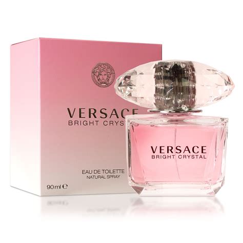 perfume locion versace bright crystal.